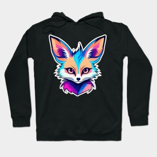 Fennec Fox Illustration Hoodie